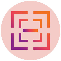 Obraz premium Zoom Out Icon