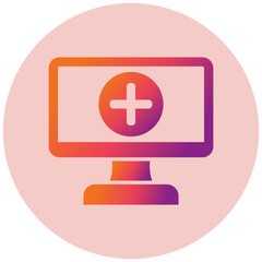 Obraz premium Medical App Icon