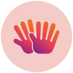 Obraz premium Gloves Icon