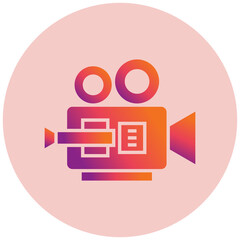 Fototapeta premium Video Camera Icon