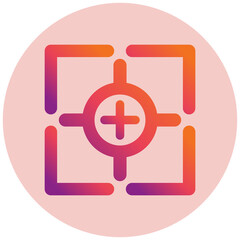 Obraz premium Focus Icon