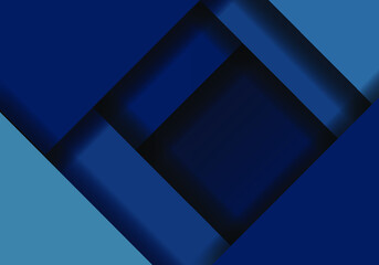 Modern abstract dark blue overlap background