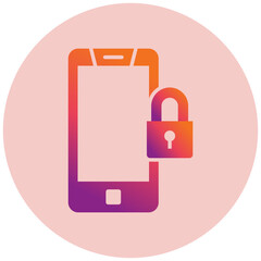 Mobile Security Icon