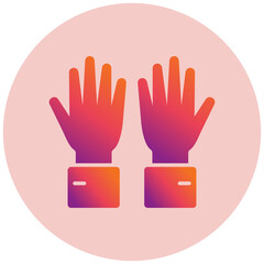 Obraz premium Hands Icon