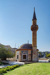 Fototapeta na wymiar Scenic view of Konak Mosque (Yali Mosque) in Izmir, Turkey