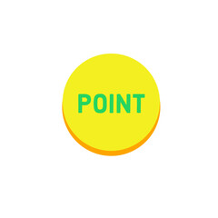 ポイントコイン　グリーン