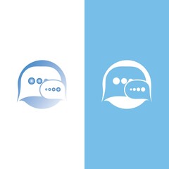 Speech bubble icon vector illustration