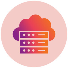 Cloud Server Icon