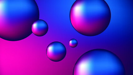 Modern abstract 3D circle geometric background