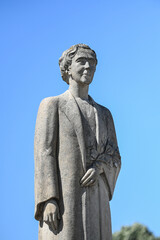 Fototapeta premium Belgique Bruxelles statue monarchie reine Elisabeth royaume