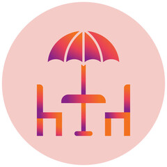 Outdoor Cafe Icon