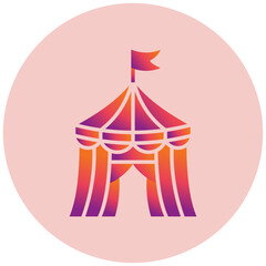 Circus Tent Icon