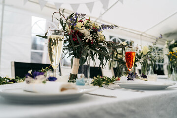 Beautiful decoration from a marriage