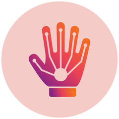 Obraz premium Wired Glove Icon