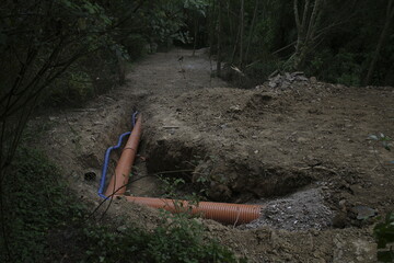 Maintenance works in the countryside