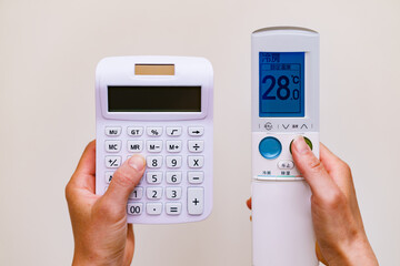 エアコン　28度　設定　【 節電 の イメージ 】