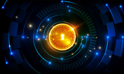 Abstract pixel technology Ai sci-fi artificial Intelligence concept machine deep learning futuristic digital for future on dark blue Hitech communication concept innovation background,  vector design