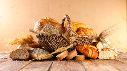 assorted of bread and pastry