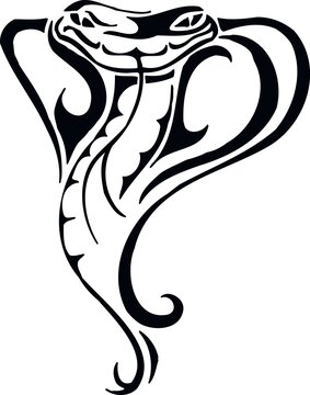 Cobra - Wild Animals - Logo Animal Vector, Animal Silhouette Stencil