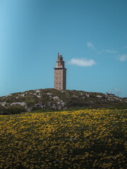Fototapeta na wymiar Herkules Leuchtturm Spanien