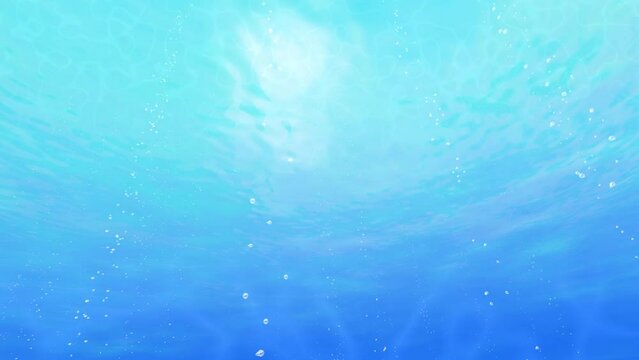 Under the blue sea CG Background