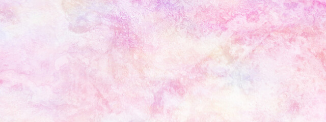 Abstract pink or purple watercolor background with painted wall texture, Colorful bright and shinny marble texture for any design and wallpaper.