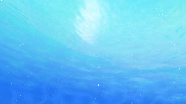 Under the blue sea CG Background