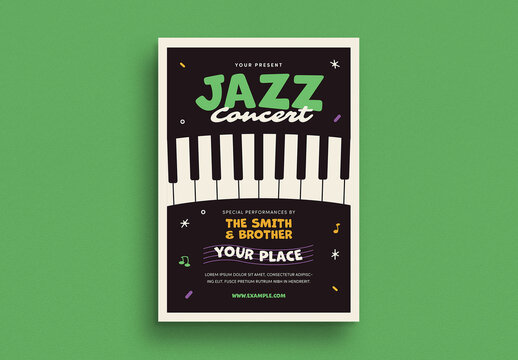Funky Jazz Concert Flyer