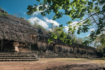 Maya Ruins at Ek balam in the jungle