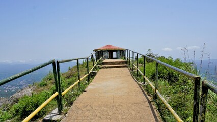 Beautiful sightseeing place Needle Rock view point or suicide point on a bright sunny day. Best...