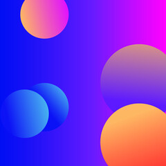 planet circular illustration gradient wallpaper
