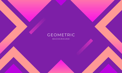 Gradient background with geometric shapes