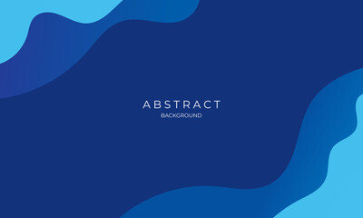 Abstract simple background. Modern fluid blue background .