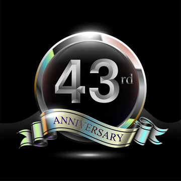 43rd silver anniversary logo