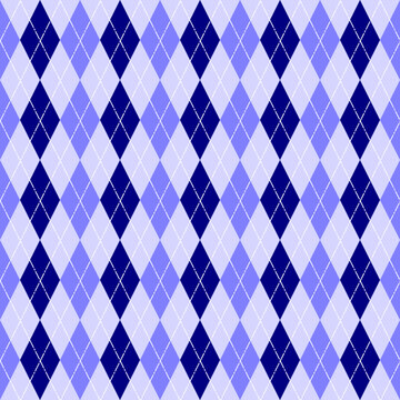 Blue And Purple Plaid