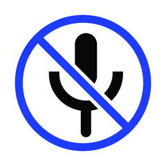 Mic, Stop, No, Record, No entry, Microphone, Restriction