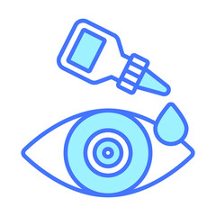 eye drop Modern concepts design, vector illustration