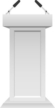 Realistic pulpit clipart design illustration