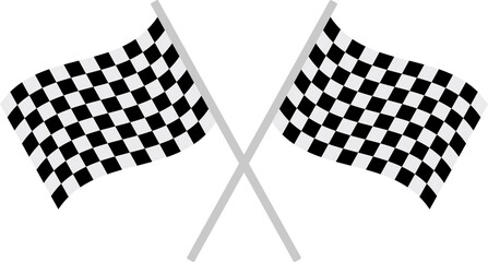 Racing flag clipart design illustration