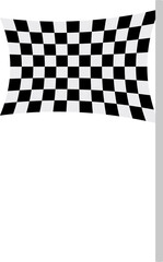 Racing flag clipart design illustration