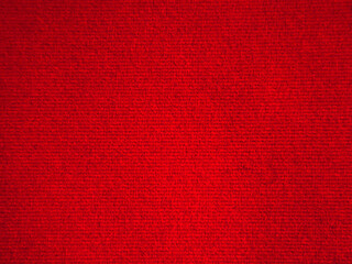 red velvet fabric texture used as background. Empty red fabric background of soft and smooth textile material. There is space for text.