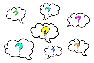 Obraz premium Infografic on the topic idea 