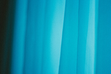 Wavy fabric with blue background