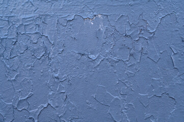 The texture of the old wall is blue.