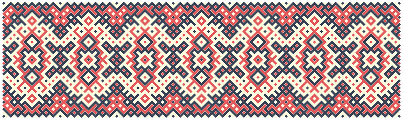 Multicolor truchet tiling connections illustration