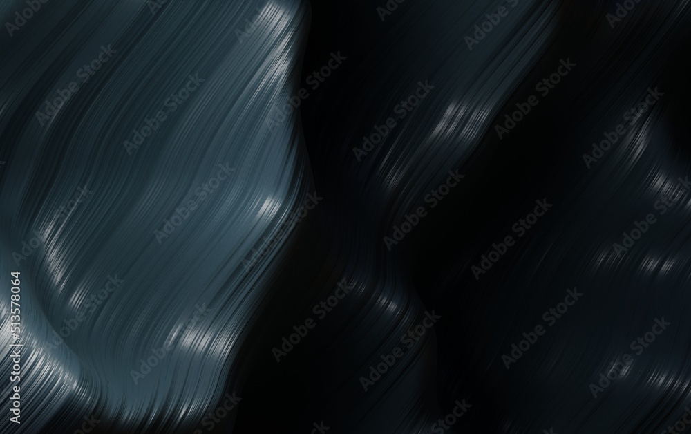 Aufkleber abstract 3d rendering of twisted coloresd lines. modern background design, illustration of a futuris