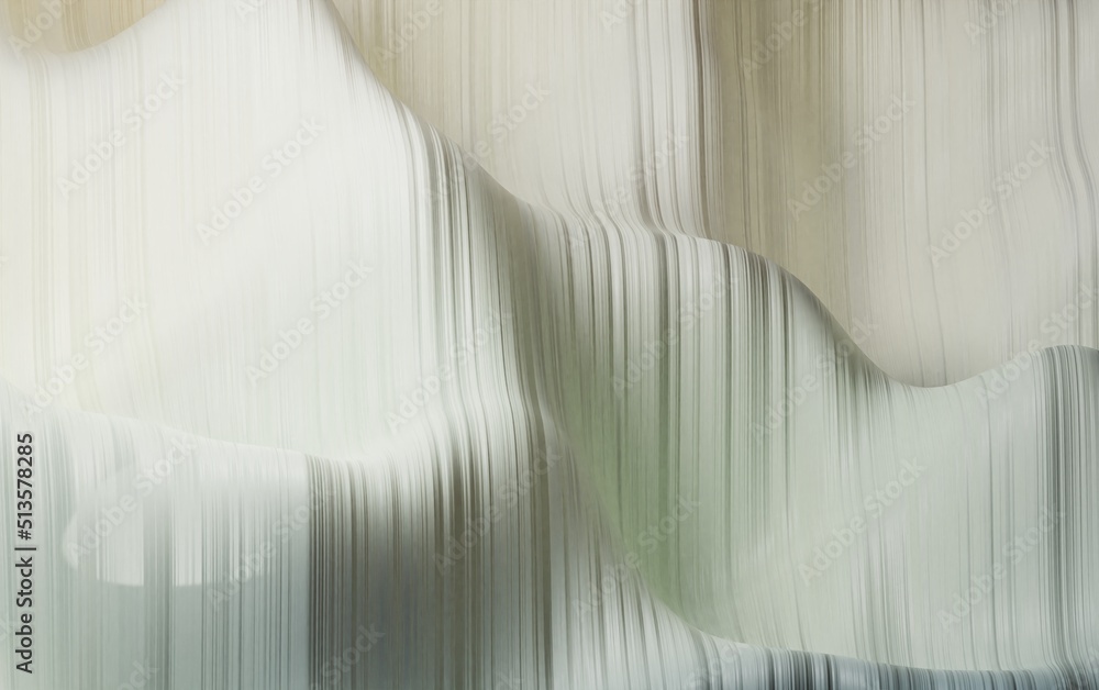 Aufkleber abstract 3d rendering of twisted coloresd lines. modern background design, illustration of a futuris
