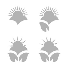 ecology icon, concept of environmental factors, vector illustration