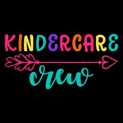 Obraz premium Kindercare Crew T shirt Design 