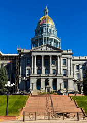View on Denver Colorado Capitol,United States of America.